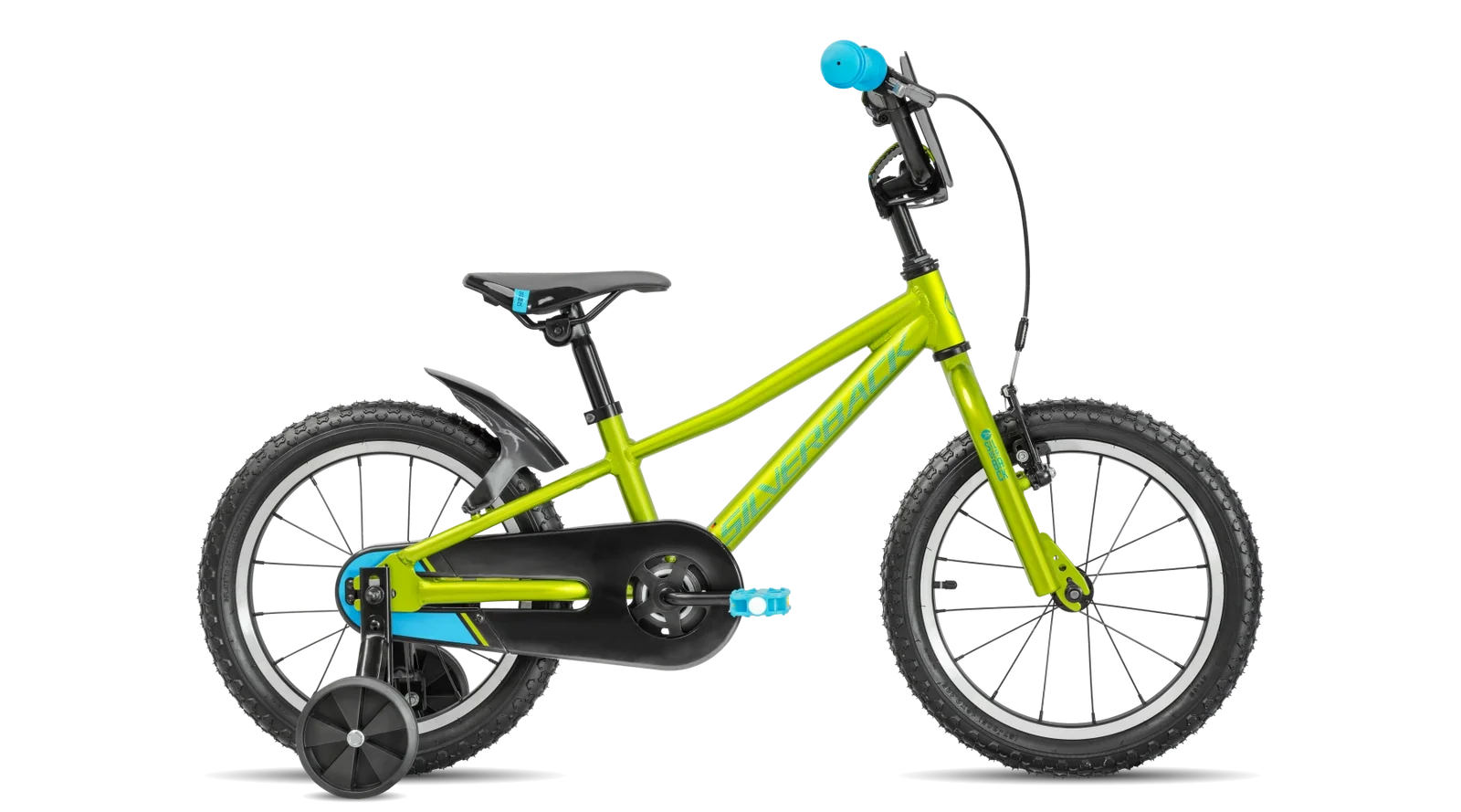 SILVERBACK SKID 16 LEMONADE LIME GYMPIE BIKES